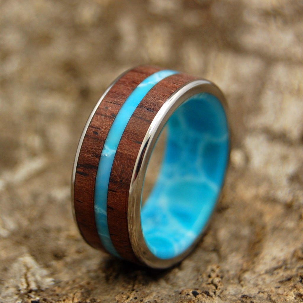 Minter Richter Man From the Sea Wooden Wedding Ring Minter and Richter Designs