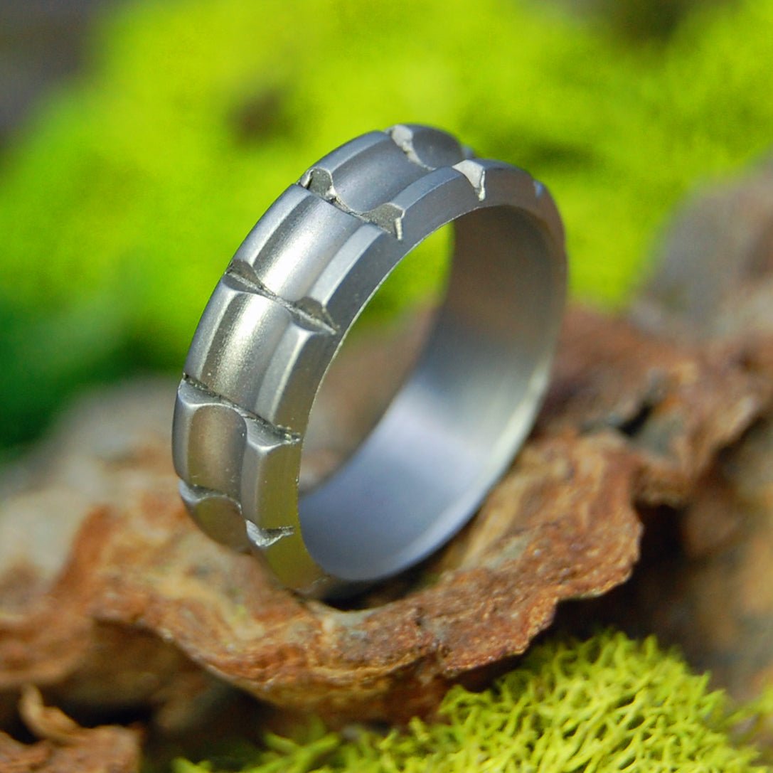 Man with a Plan | Size 5 At6mm | Titanium Wedding Ring | On Sale - Minter and Richter Designs