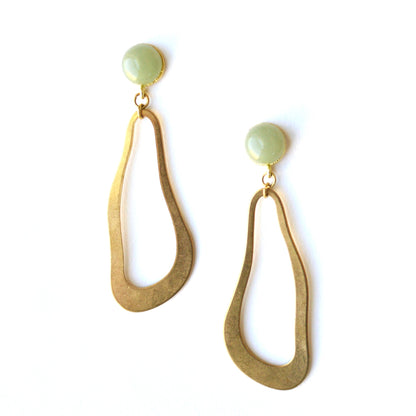 Margo EarRing | Aventurine Stone EarRing - Minter and Richter Designs