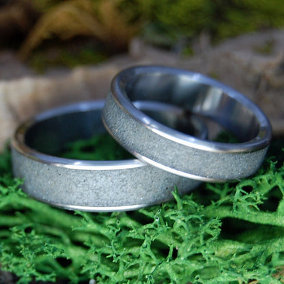 NAHANT TO RYE | New England Beach Sand Rings - Unique Wedding Rings - Minter and Richter Designs