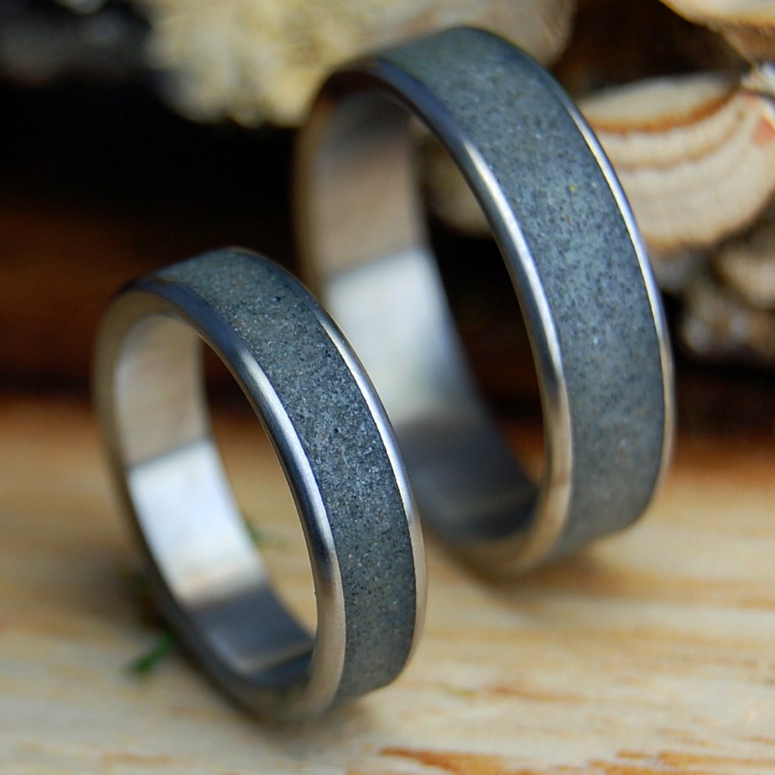NAHANT TO RYE | New England Beach Sand Rings - Unique Wedding Rings - Minter and Richter Designs