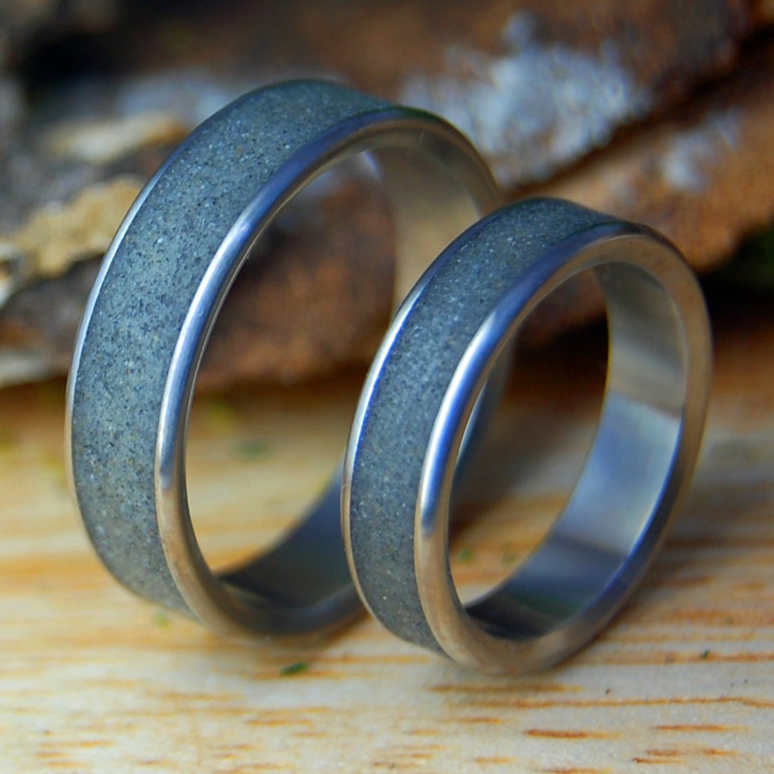 NAHANT TO RYE | New England Beach Sand Rings - Unique Wedding Rings - Minter and Richter Designs