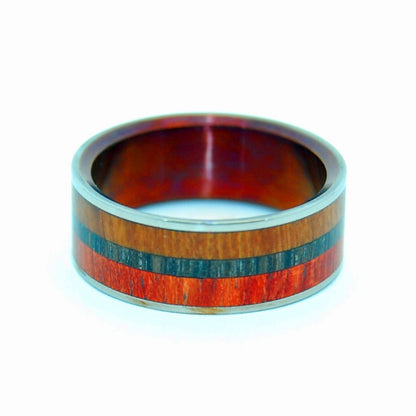 Old Soul | Men's Ancient Woods & Titanium Wedding Ring - Minter and Richter Designs