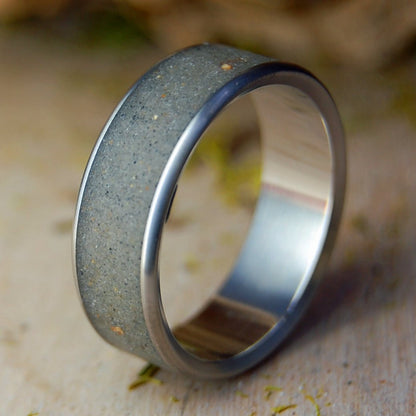 ONSLOW BEACH CAMP LEJEUNE | Onslow Beach NC Sand - Unique Wedding Ring - Minter and Richter Designs