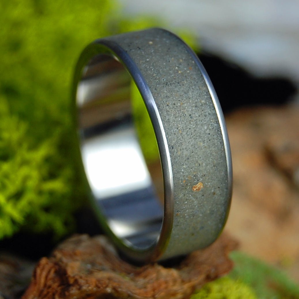 ONSLOW BEACH CAMP LEJEUNE | Onslow Beach NC Sand - Unique Wedding Ring - Minter and Richter Designs
