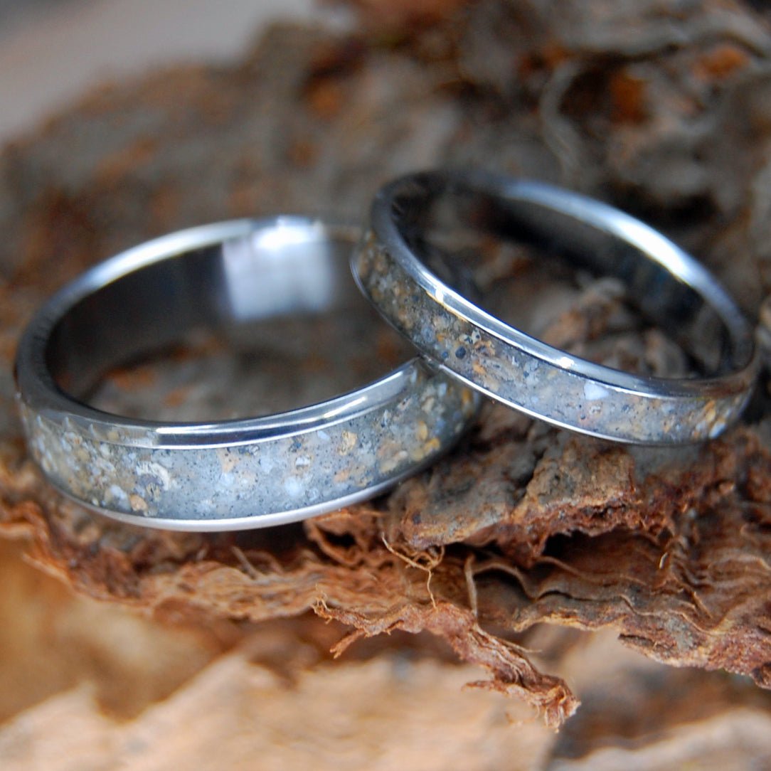 Pacific Grove | Beach Sand Ring - Unique Wedding Ring - Minter and Richter Designs