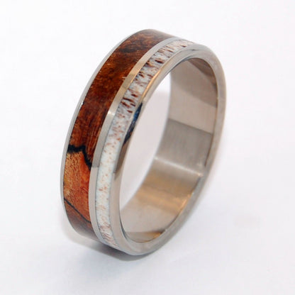 Partner | Men's Horn & Titanium Wedding Ring - Minter and Richter Designs