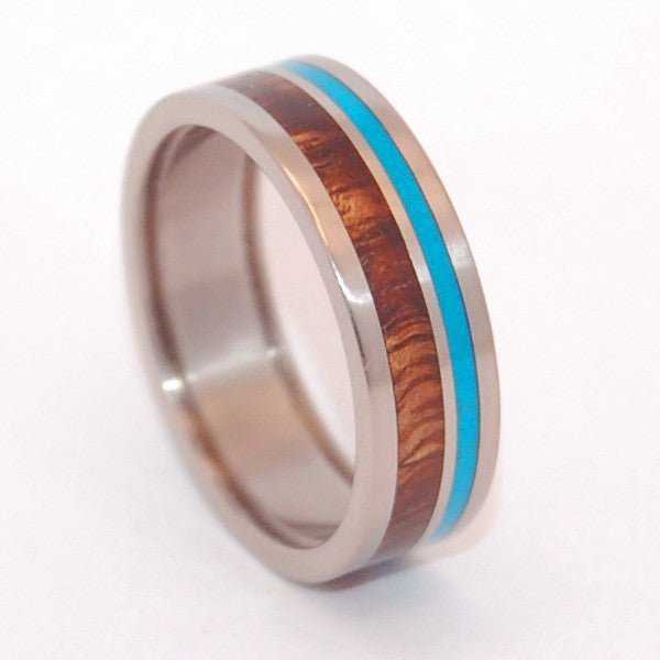Pop - A - Top Wooded Cove | Beer Bottle Opening Wedding Ring - Men's Ring - Minter and Richter Designs