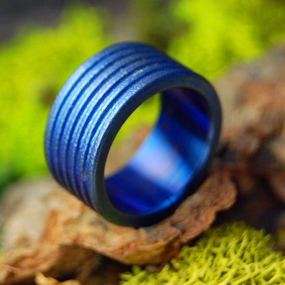 Purple | Size 5.75 at 9.5mm | Titanium Wedding Ring | On Sale - Minter and Richter Designs