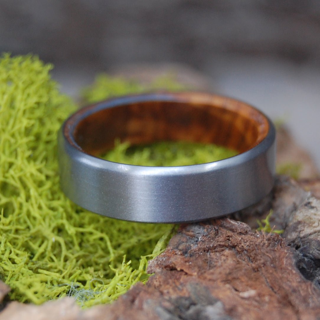 Redwood Kore | Men's Redwood & Titanium Wedding Ring - Minter and Richter Designs