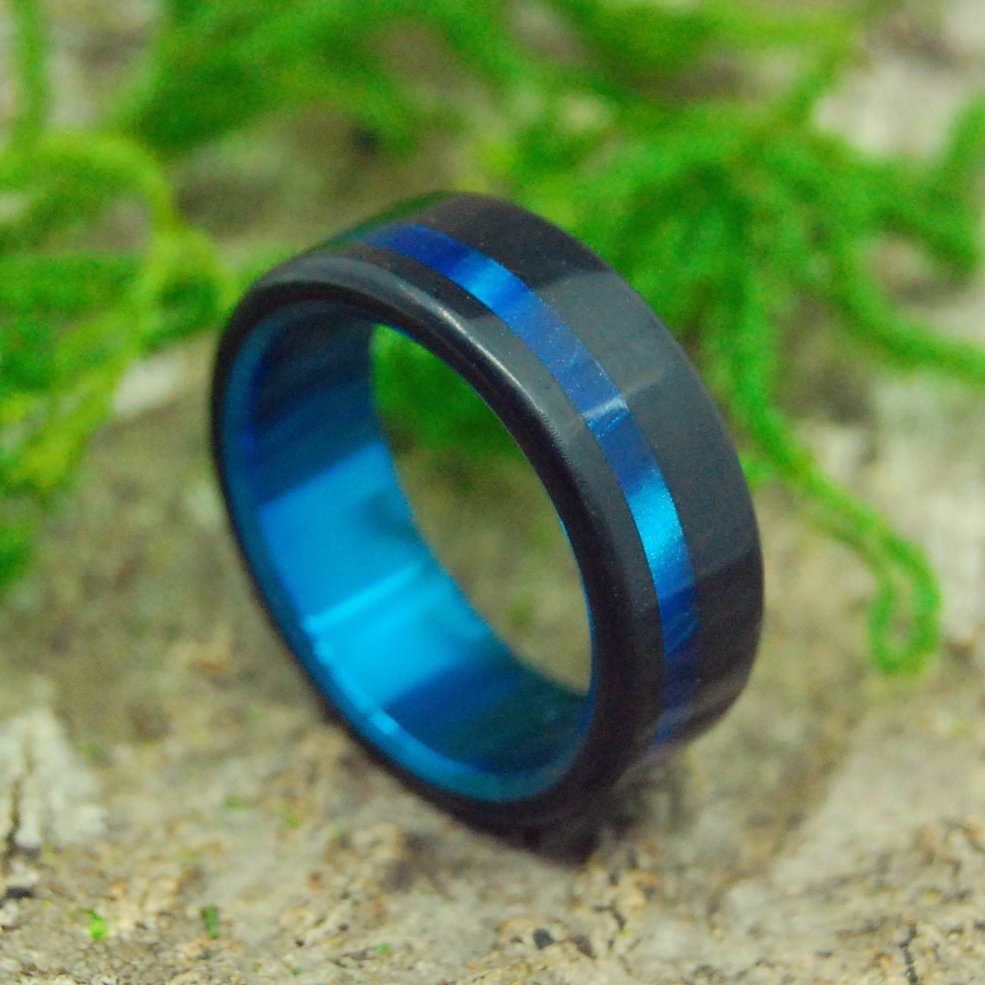 Replicant | Men's Titanium Wedding Ring - Minter and Richter Designs