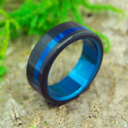 Replicant | Men's Titanium Wedding Ring - Minter and Richter Designs
