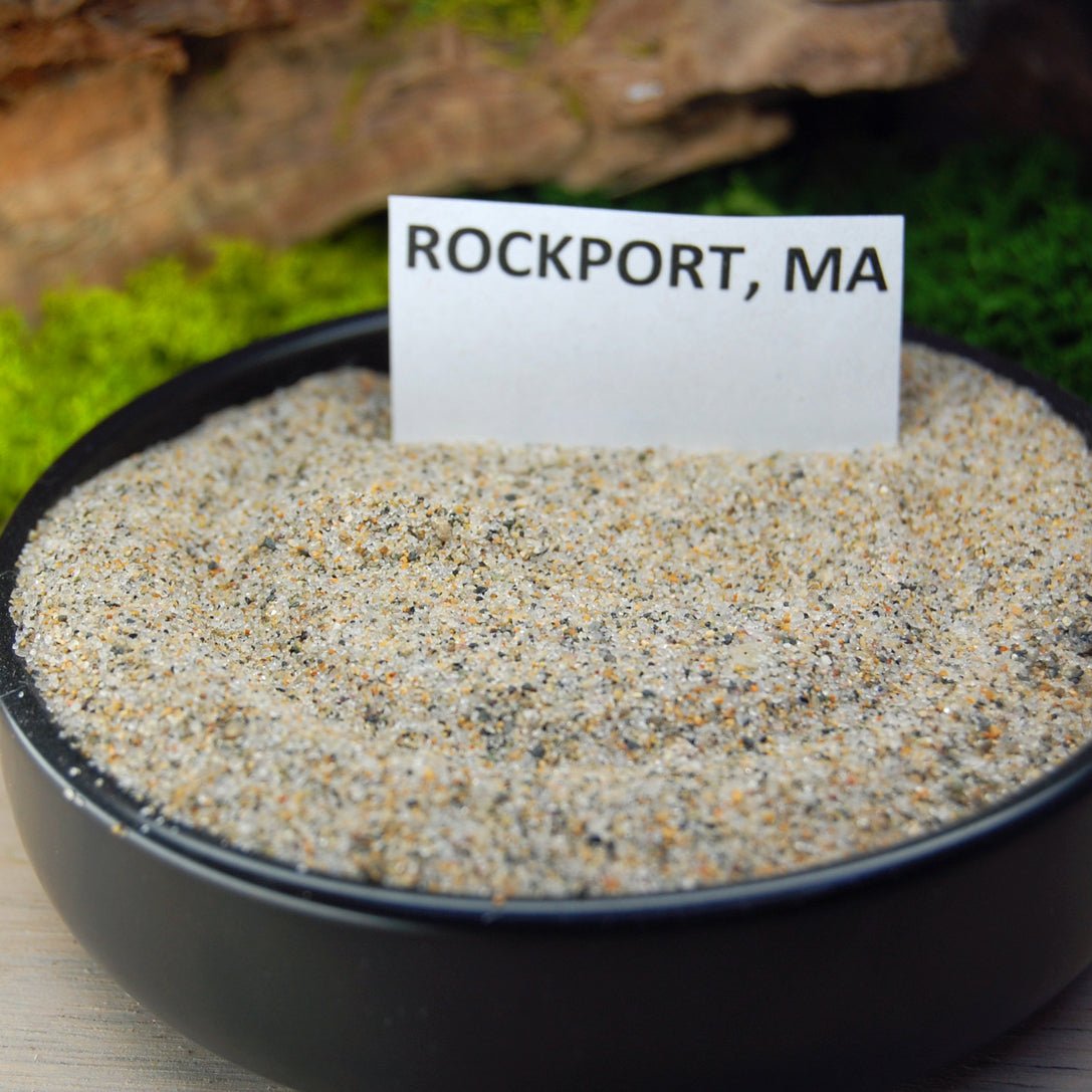 Rockport Redwood | Men's CA Redwood & Rockport MA Sand & Titanium Wedding Ring - Minter and Richter Designs