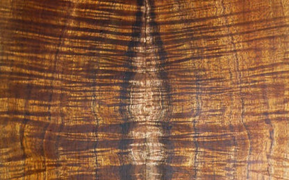 SHREDDED METAL AND KOA | HI Black Beach Sand, Steel & Koa Wood Titanium Wedding Ring - Minter and Richter Designs