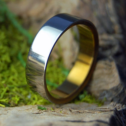 SLIM, SLEEK, & BRONZE | Size 8 At 5.2mm | Titanium Wedding Ring | On Sale - Minter and Richter Designs