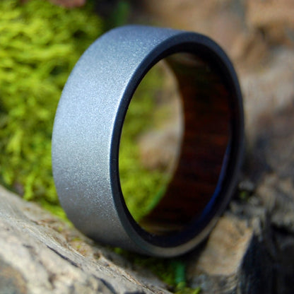 SNAKEWOOD KORE | Men's SnakeWood & Titanium Wedding Ring - Minter and Richter Designs