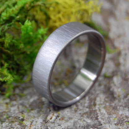 STRAIGHT UP | Size 10.25 At 6.4mm | Titanium Wedding Ring | On Sale - Minter and Richter Designs