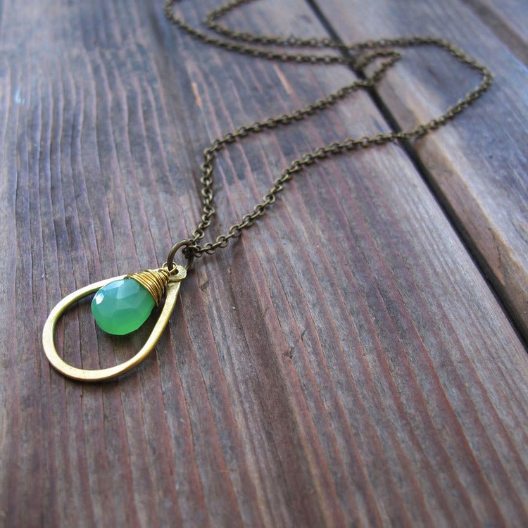 Sundrop Chrysophase Necklace - Minter and Richter Designs