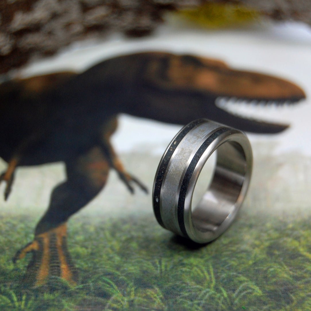 Minter & Richter | Dinosaur Bone - T-REX Tooth Ring - Men's Wedding ...