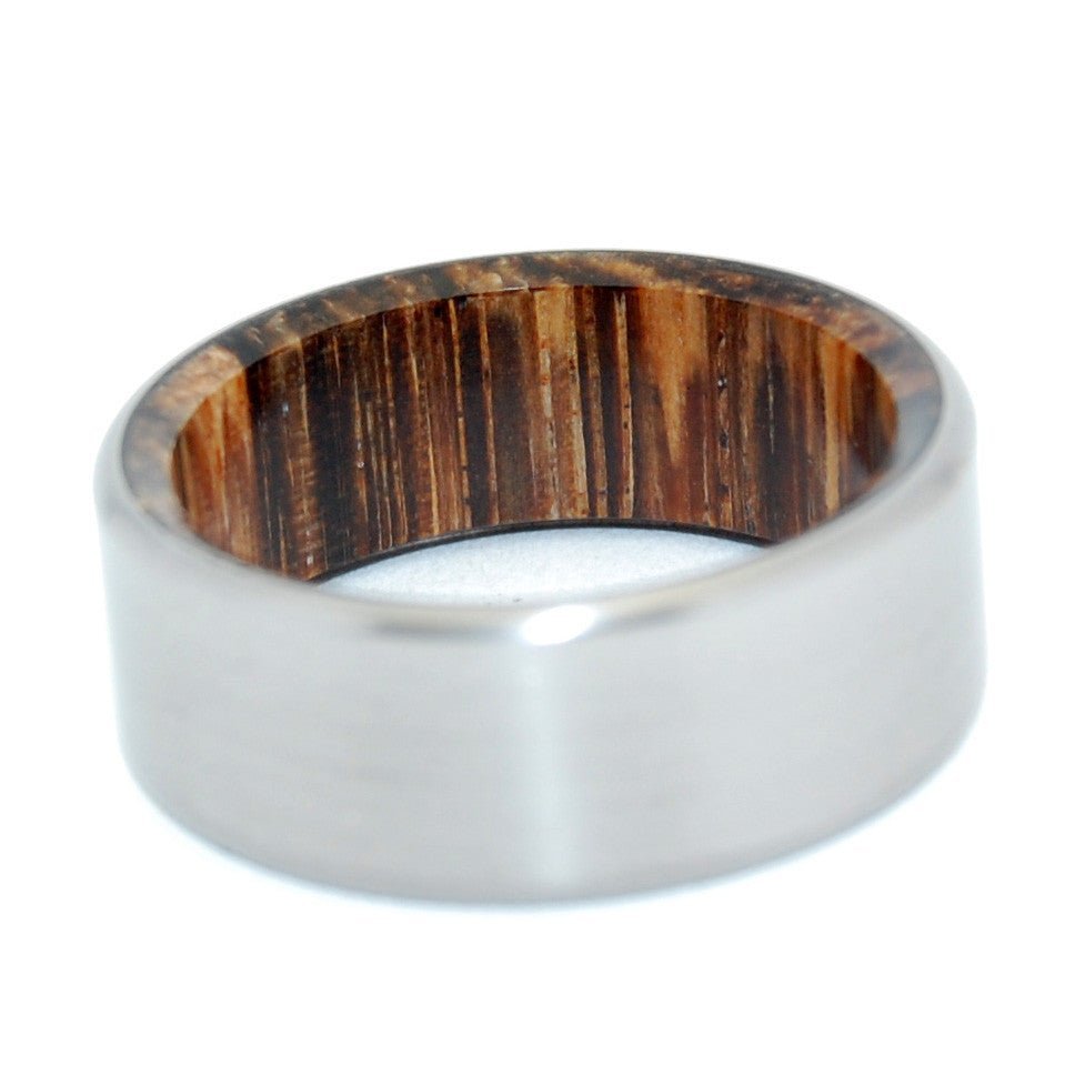 Tales Of Eden | Red Palm Wood & Titanium - Unique Wedding Ring - Wedding Ring - Minter and Richter Designs