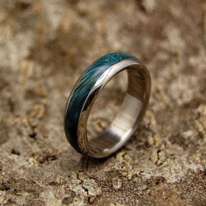 Te Amo | Men's Wood & Titanium Wedding Ring - Minter and Richter Designs