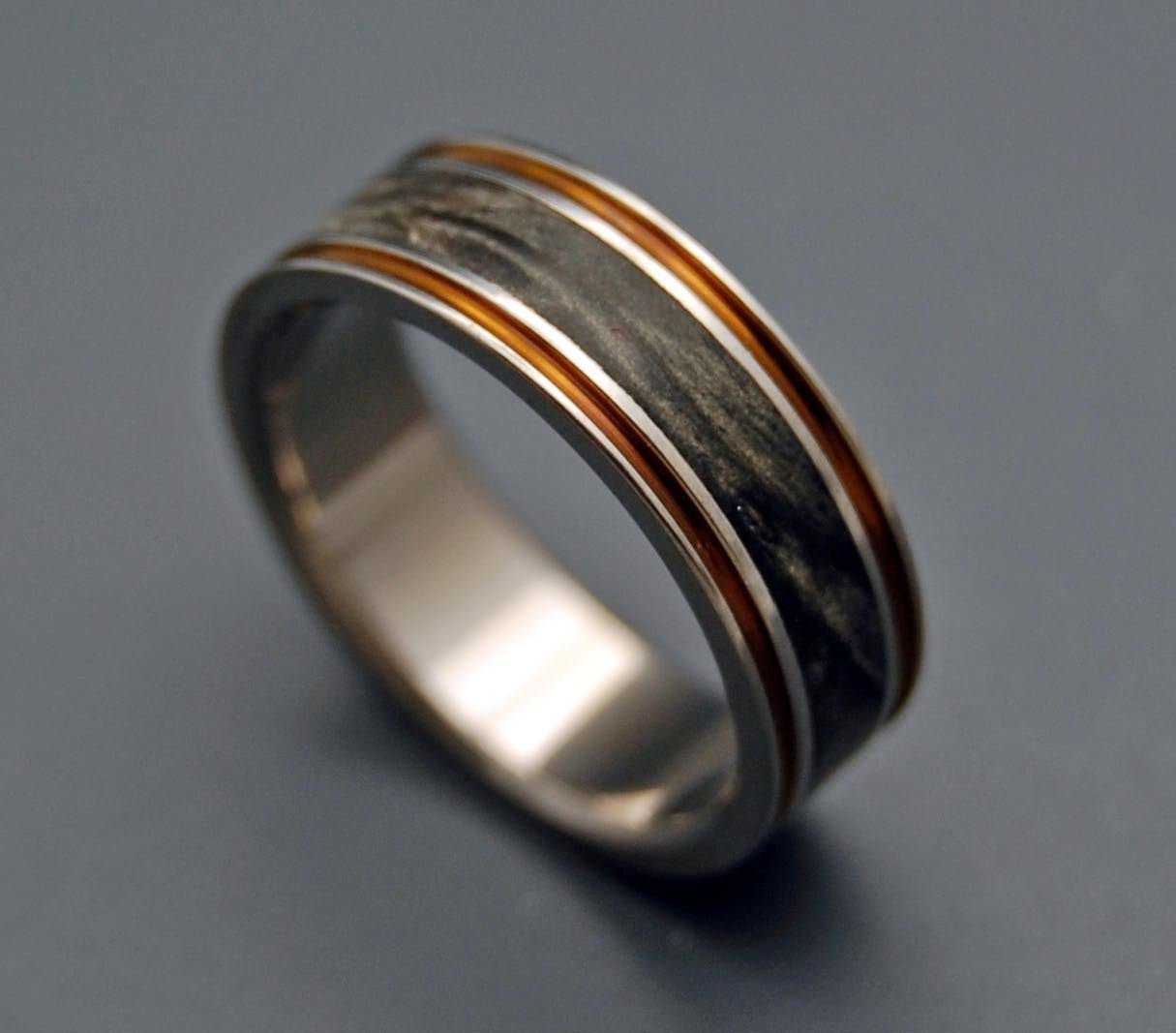 The Door In Front Of You | Men's California Buckeye Wood Wedding Ring - Minter and Richter Designs
