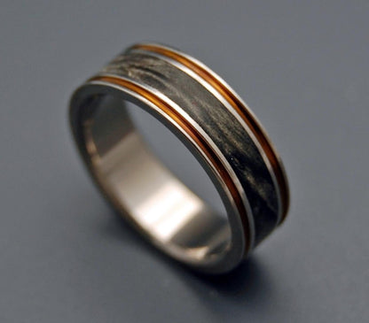 The Door In Front Of You | Men's California Buckeye Wood Wedding Ring - Minter and Richter Designs