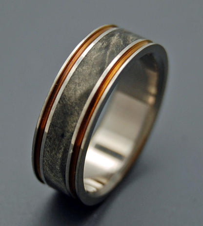 The Door In Front Of You | Men's California Buckeye Wood Wedding Ring - Minter and Richter Designs