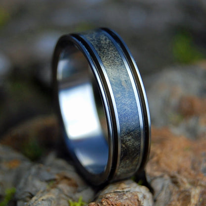 THE DOOR IN FRONT OF YOU | Men's California Buckeye Wood Wedding Ring - Minter and Richter Designs