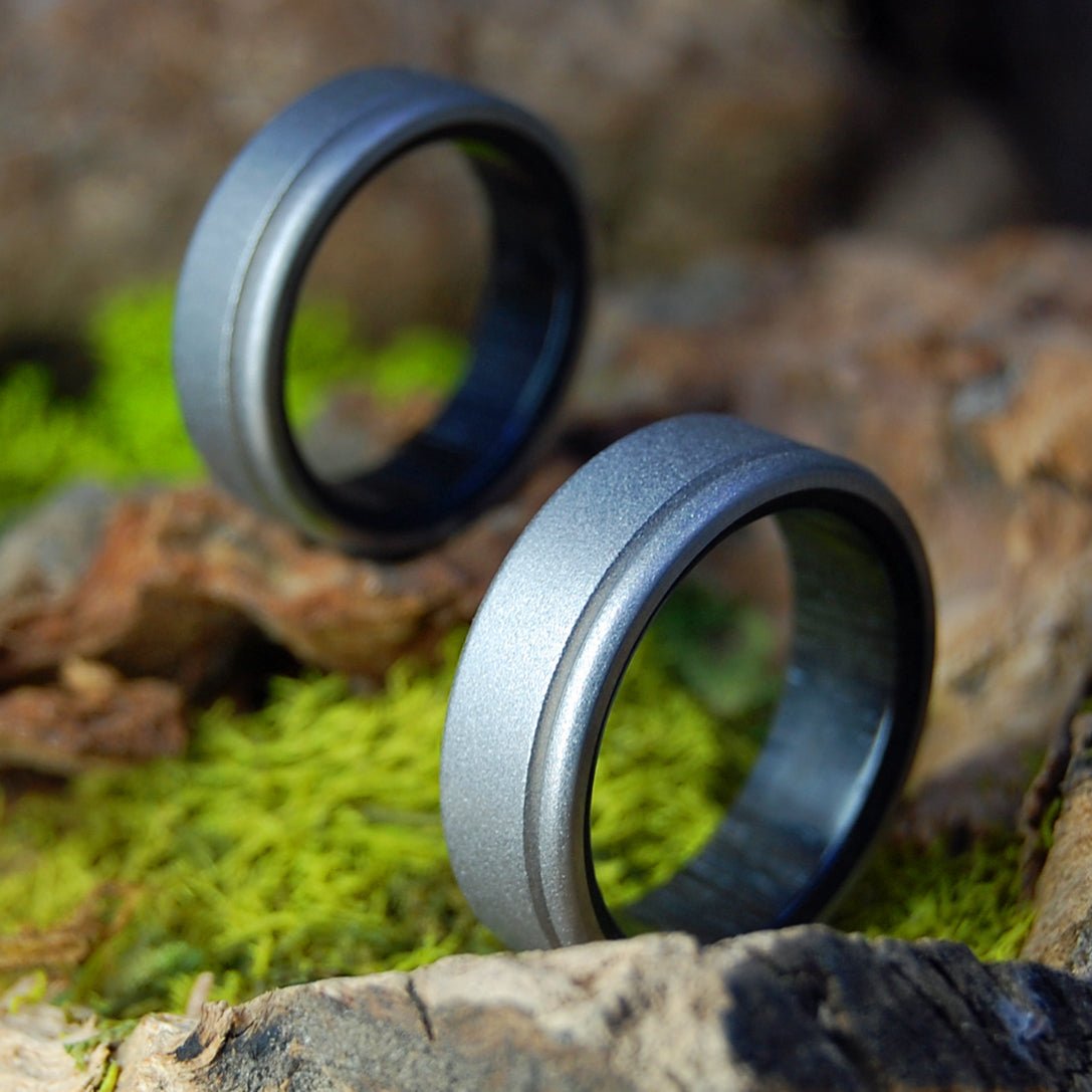 Unfettered Irish Bog | Irish Bog Oak Wood - Unique Wedding Rings - Minter and Richter Designs
