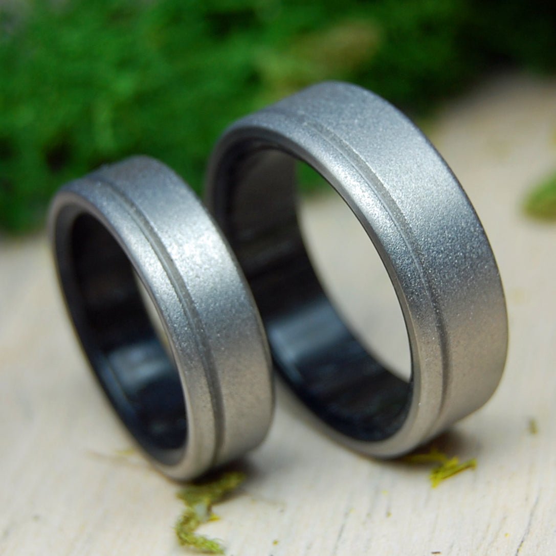Unfettered Irish Bog | Irish Bog Oak Wood - Unique Wedding Rings - Minter and Richter Designs