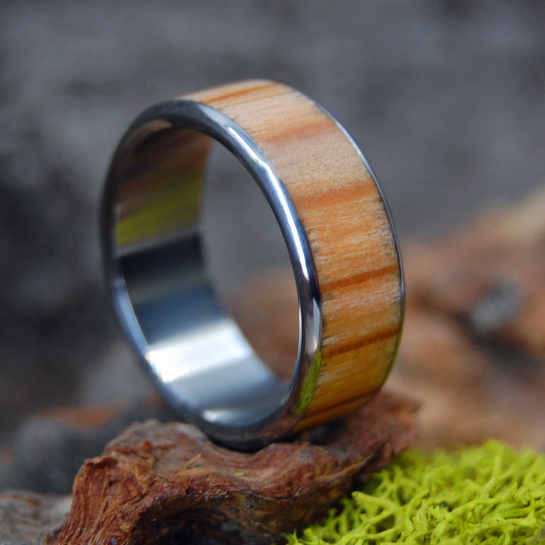 Uss Constitution Set Sail 1797 | Men's USS Constitution Decking & Titanium Wedding Ring - Minter and Richter Designs
