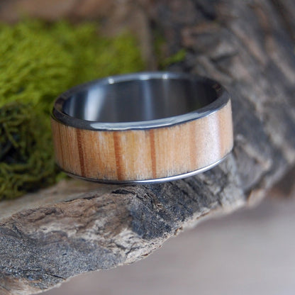 Uss Constitution Set Sail 1797 | Men's USS Constitution Decking & Titanium Wedding Ring - Minter and Richter Designs