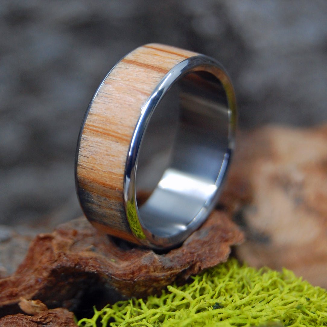 Uss Constitution Set Sail 1797 | Men's USS Constitution Decking & Titanium Wedding Ring - Minter and Richter Designs