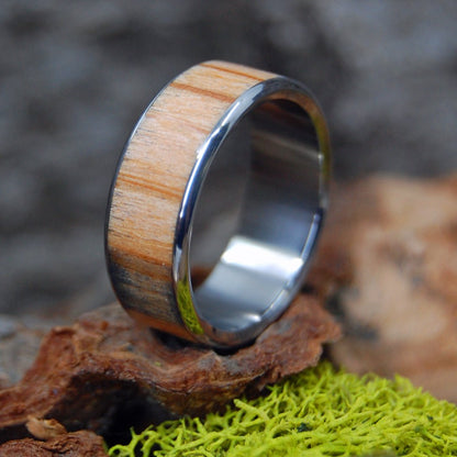 Uss Constitution Set Sail 1797 | Men's USS Constitution Decking & Titanium Wedding Ring - Minter and Richter Designs