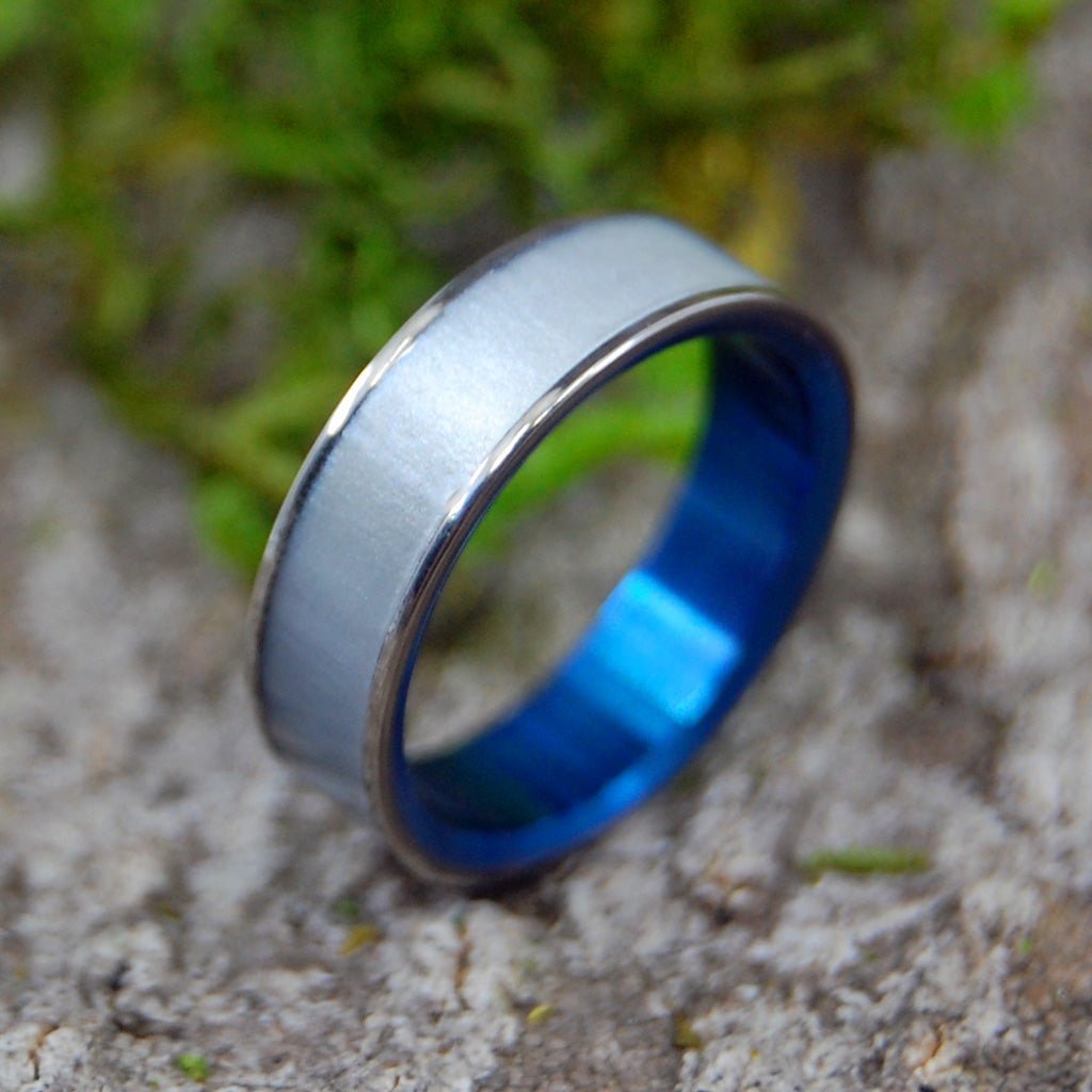 WHEN YOU ENTERED THE ROOM | Size 4.5 At 4.8mm | Titanium Wedding Ring | On Sale - Minter and Richter Designs