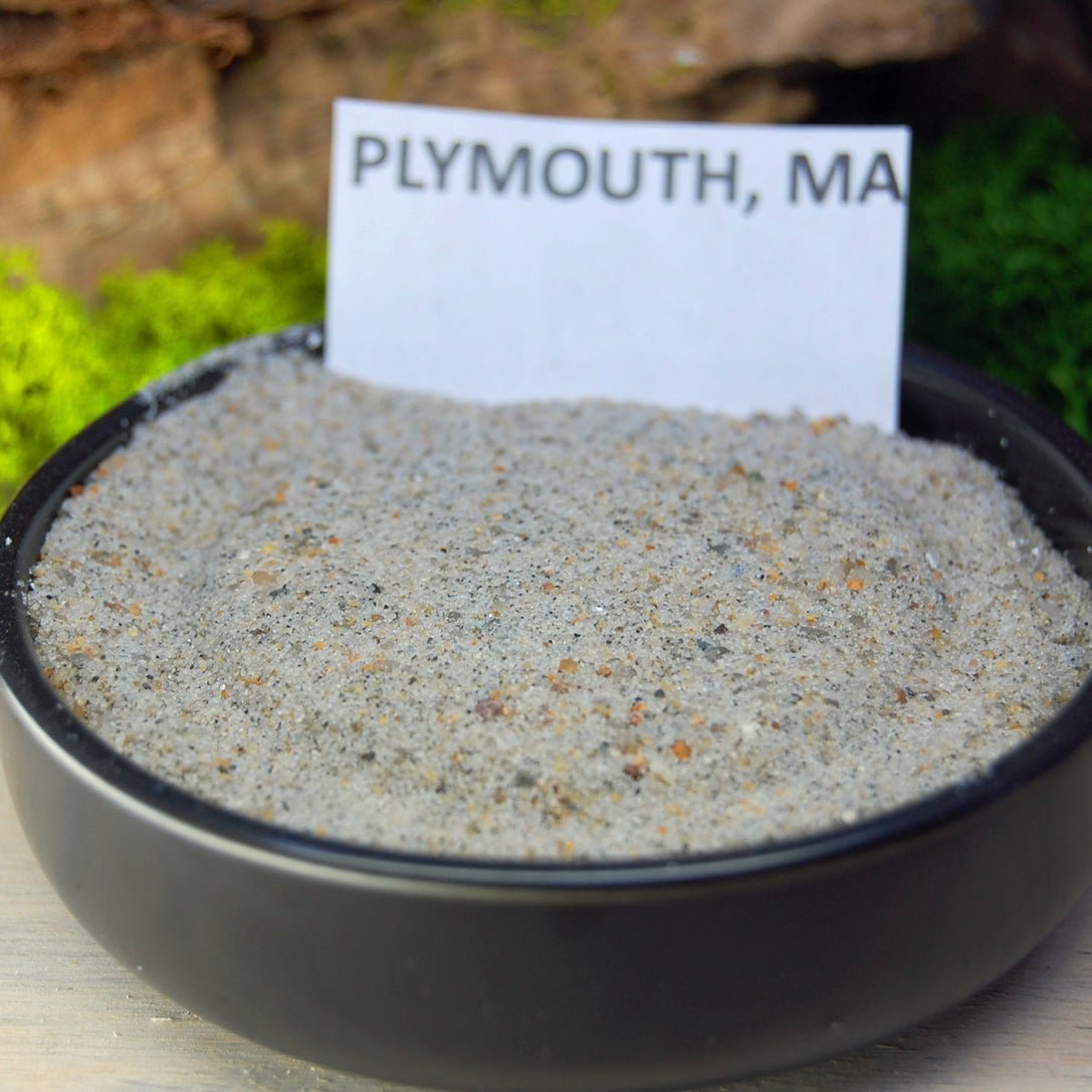 Whitehorse Beach Plymouth MA | Beach Sand and Rocks - Wedding Ring Set - Minter and Richter Designs