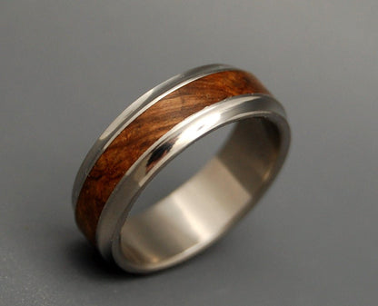 Windham | Men's Wood & Titanium Wedding Ring - Minter and Richter Designs