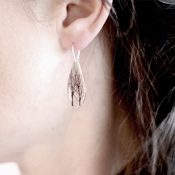 Women's Jewelry, Valentines Day Gift, Wedding Jewelry | Drip Trees EarRing - Minter and Richter Designs