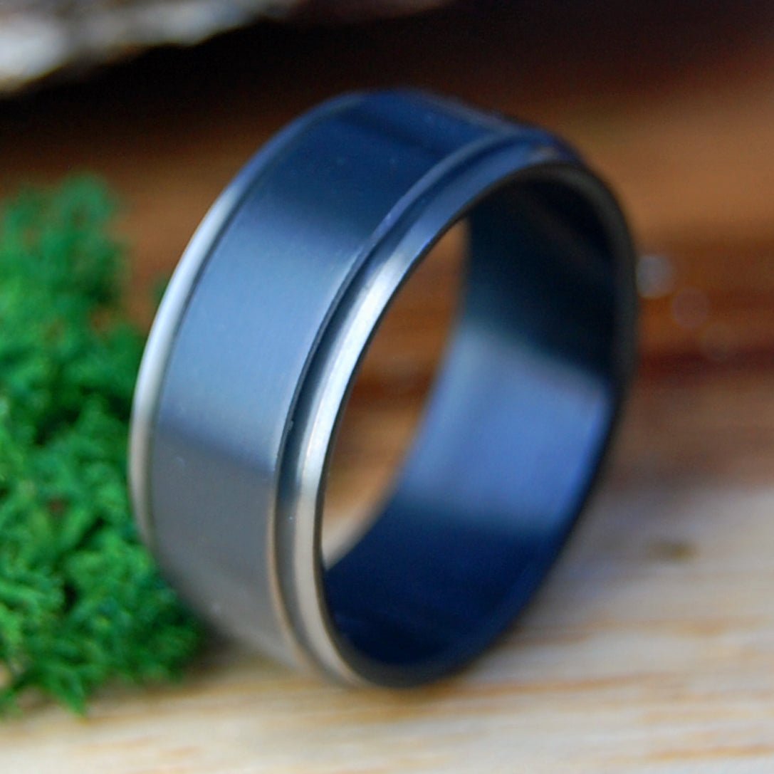 ZIRCON FLIP | Size 9.75 At 8mm | Zirconium | Unique Wedding Band | On Sale - Minter and Richter Designs