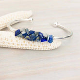 Raw Stone Bracelet - Wedding Jewelry | RAW LAPIS BRACELET - Minter and Richter Designs