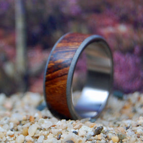 SONORAN SOUL | Desert Ironwood Titanium Wedding Rings - Minter and Richter Designs