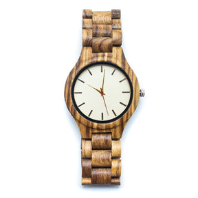 Handmade Wooden Quartz Watch - Wrist Watch - Groomsmen Gift - Minter and Richter Designs