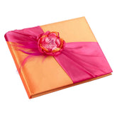 HOT PINK AND ORANGE GUEST BOOK | Bridal Gift - Wedding Accessories - Minter and Richter Designs