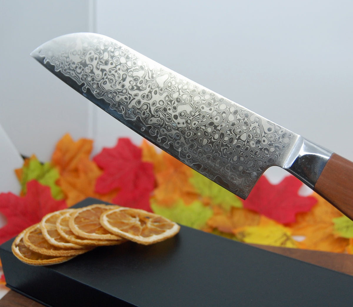 DAMASCUS STEEL CHEF'S KNIFE | Applewood Knife - Wedding Gift - Groomsmen Gift - Fathers Day - Minter and Richter Designs