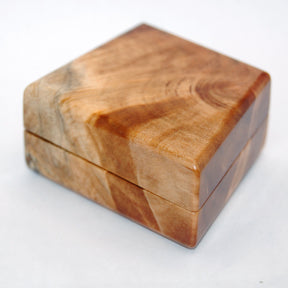 Hand Made One of a Kind Maple Ring Box - Minter and Richter Designs