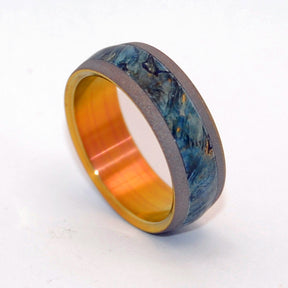 EVERY DROP | Box Elder Wood & Titanium - Unique Wedding Rings - Wooden Wedding Rings - Minter and Richter Designs