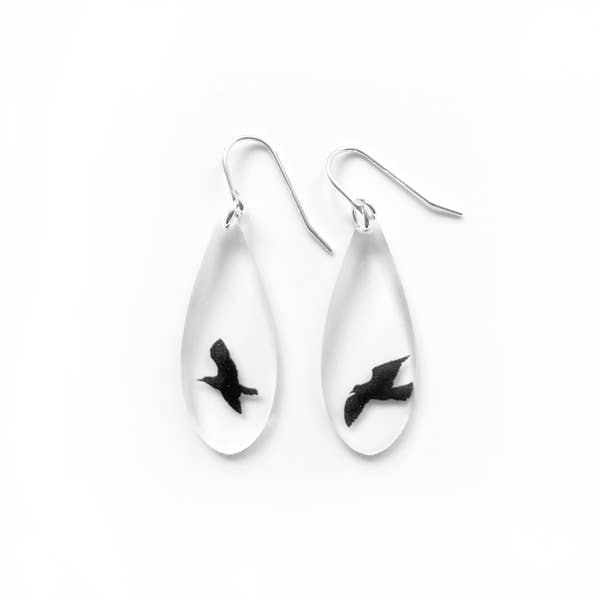 Women's Jewelry, Valentines Day Gift, Wedding Jewelry | DRIP BIRD EARRINGS - Minter and Richter Designs
