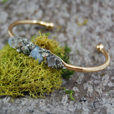 RAW STONE BRACELET | Wedding Jewelry - Valentines Day Gift - Minter and Richter Designs