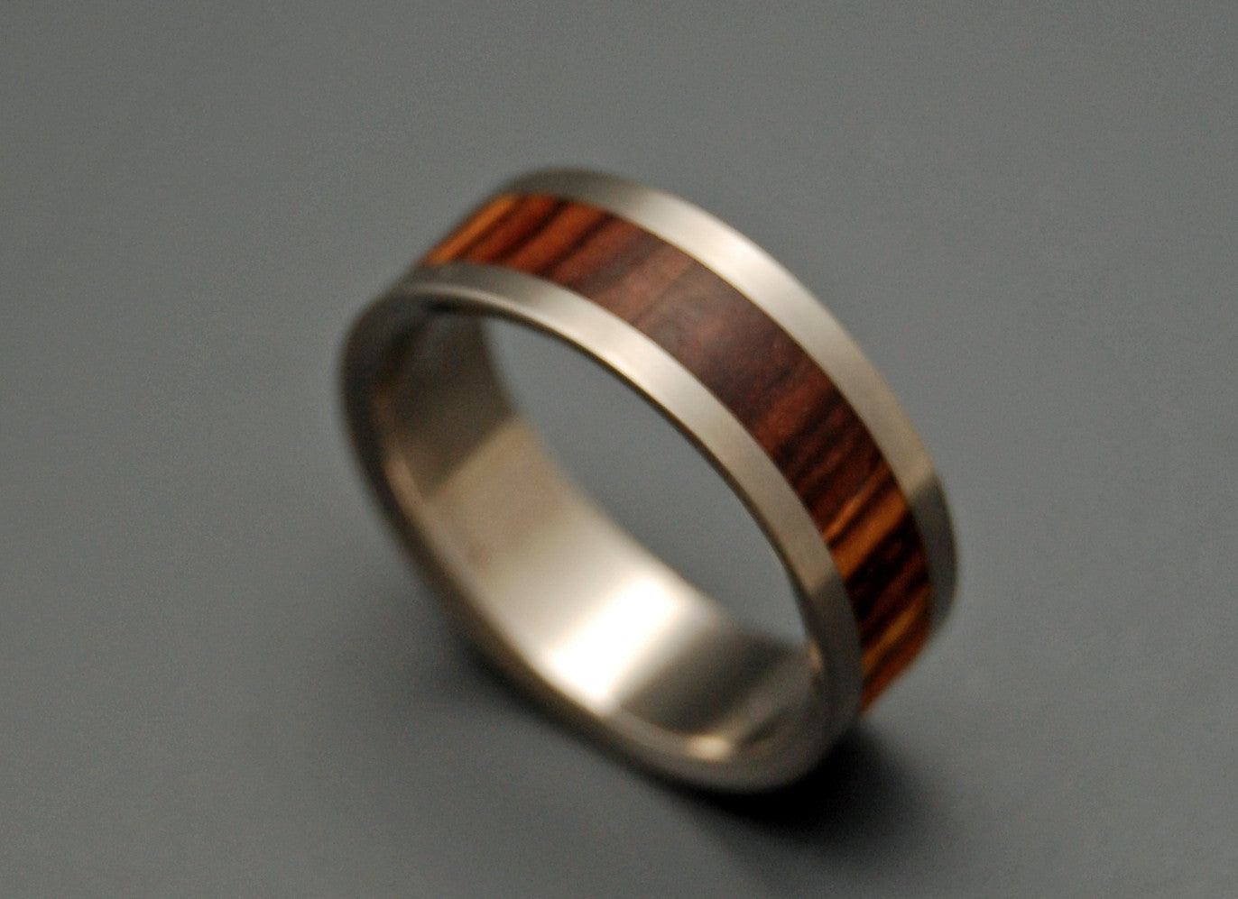 Standing Still | Wood and Titanium Wedding Rings - Minter and Richter Designs